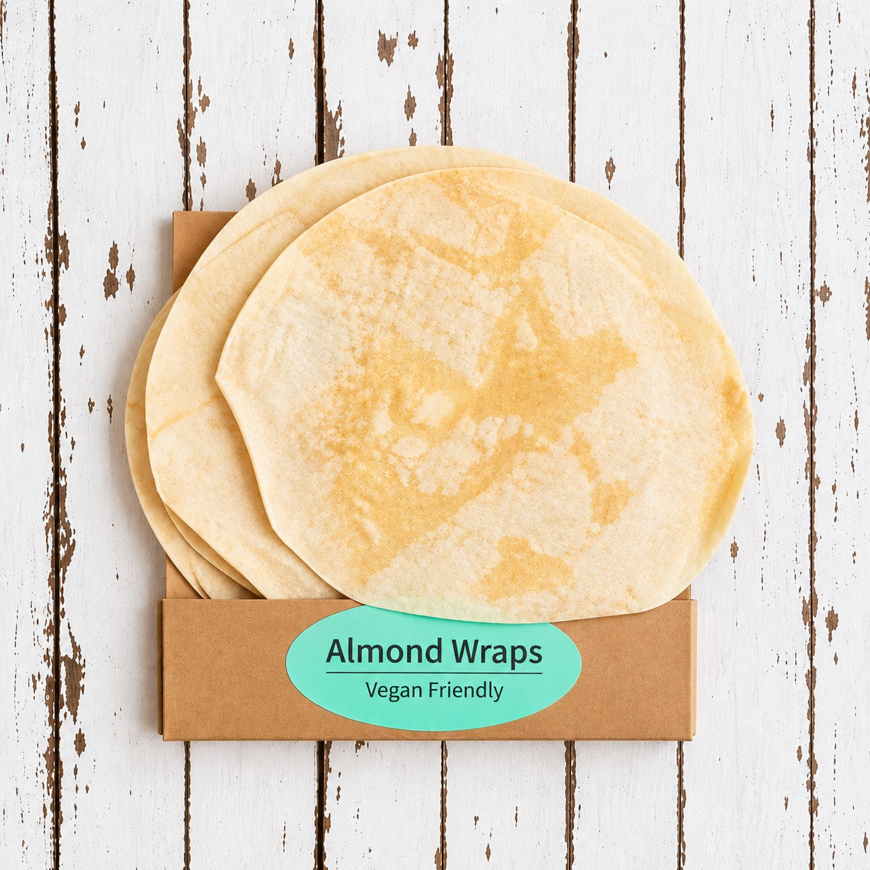 Vegan Friendly Almond Wraps - per pack of 6