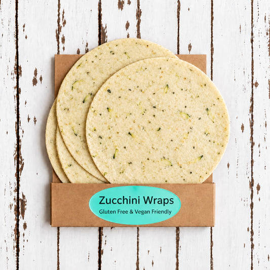 Gluten Free Zucchini Wraps - per pack of 6