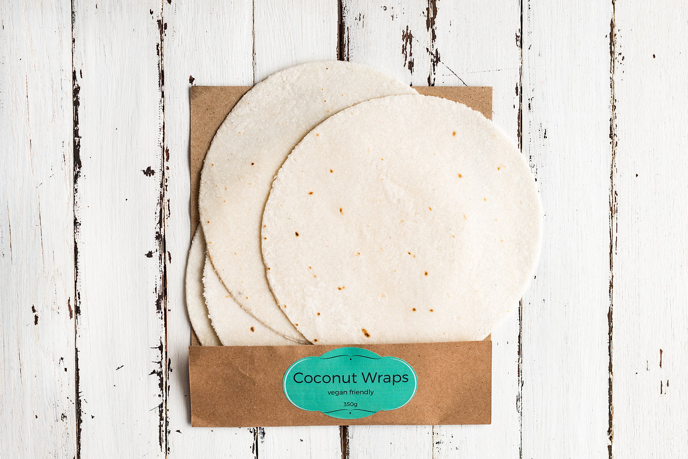 Gluten Free Coconut Wraps - per pack of 6